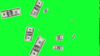 Falling money Green Screen HD// ФУТАЖ ПАДАЮЩИЕ ДЕНЬГИ