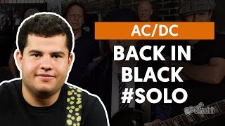 Back In Black - AC/DC (How to Play - Guitar Solo Lesson)