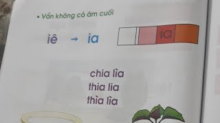Tiếng Việt Lớp 1- Công Nghệ Giáo Dục T2- Vần IA/ IÊ.
