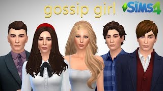 The Sims 4 CAS Gossip Girl