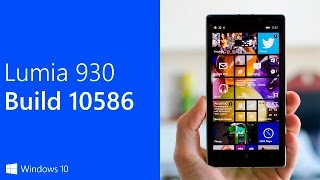 Скорость работы Nokia Lumia 930 на Windows 10 Mobile Build 10586