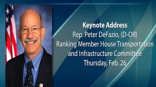Rep. Peter DeFazio, Ranking Member of the House T & I Committee at the AASHTO Washington Briefing