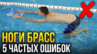 Работа ног в брассе. 5 самых частых ошибок, которые ломают всю технику