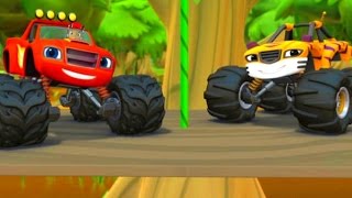 Вспыш и Чудо Машинки все серии подряд игр мультфильма Вспыш машинки раскраска Рык Blaze Children TV