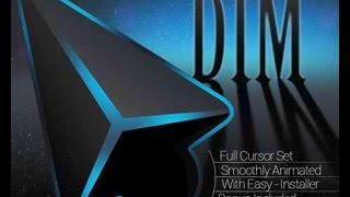 How to change Mouse Cursor Dim on Wimdows 10