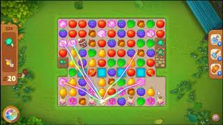 Gardenscapes Level 228 No Booster ? l MiniGames