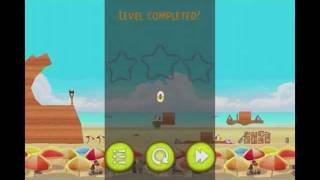 Angry Birds Rio 6-3 Beach Volley theme 3 Stars Walkthrough video gameplay tutorial iphone 4