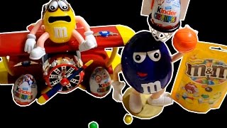Игрушки M&M's и распаковка яиц Киндер сюрприз Surprise Mini Toys