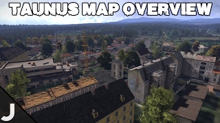 ArmA 3 - X-Cam Taunus Map Overview! (Places To Check Out)