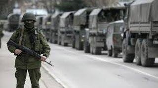 Военная техника на переправе Крым-Россия.