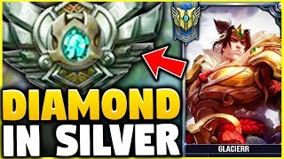 I TOOK MY GAREN INTO SILVER! DIAMOND GAREN ONE-TRICK VS SILVER ELO! - League of Legends
