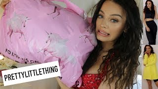 HUGE PRETTY LITTLE THING HAUL PART 1 | Madison Sarah