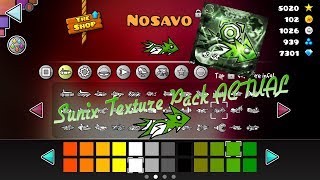 Geometry Dash Sunix Texture Pack 2.11 (ACTUAL SUNIX TEXTURE PACK)