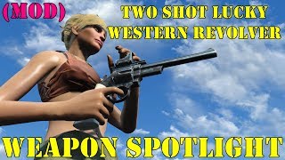 Fallout 4: Weapon Spotlights: Lucky Two Shot Western Revolver (Mod)