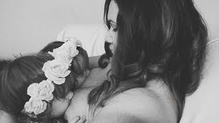 Mum who breastfed her twin daughters for TWO YEARS