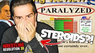 DANGER ON STEROIDS?!! WRESTLER PARALYZED!! | WR3D Career Mode