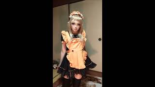 kigurumi mask MIRIYA orange maid 01