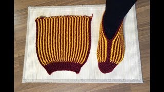 ПРОСТЫЕ СЛЕДКИ ТАПОЧКИ УКОРОЧЕННЫМИ РЯДАМИ