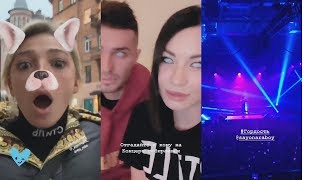 Ида Галич и Настя Ивлеева в Питере на концерте Элджея