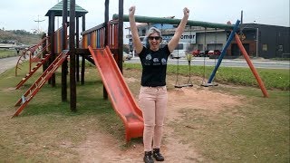 ELA SUPEROU O MEDO DE ESCORREGA | Feat Doglas Marcio | T8E54