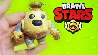 как слепить РОБО-СПАЙКА из пластилина бравл старс / brawl stars в реальной жизни