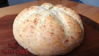 Cheese and Herb Damper | One Pot Chef
