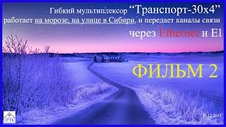 Гибкий мультиплексор через Ethernet на морозе Фильм 2 Две системы связи Как будем проверять качество