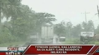 SONA: Typhoon Glenda, nag-landfall na sa Albay