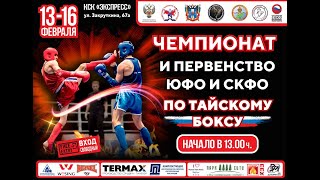 Чемпионат и первенство ЮФО и СКФО по ТАЙСКОМУ БОКСУ РИНГ А