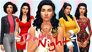 DATE NIGHT ?? (A STORY) LOOKBOOK + CC LIST | The Sims 4 | Create a Sim