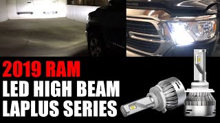 How to Install 2019 2020 Ram 1500(Reflector BigHorn) Headlight High Beam LED Bulbs