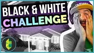 Black & White BUILD CHALLENGE! (The Sims 4)