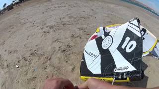 How to self Launch a kitesurf kite / Запуск кайта в одиночку