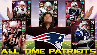 ALL TIME NEW ENGLAND PATRIOTS TEAM BUILDER! MADDEN 17 ULTIMATE TEAM