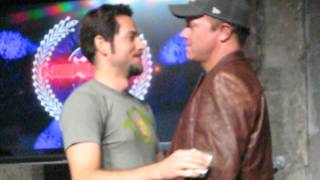 Nerd HQ Day 2: Zachary Levi Gets Kisses from Nathan and Adam