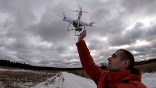 Аэрофотосъемка на Teodrone / DJI Phantom 4 PRO. Тестовая съемка ВЛ 35 кВ дроном с GPS приемником.