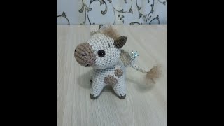 Мастер класс по вязанию игрушки Бычок крючком//Часть 2//Ноги - тело.