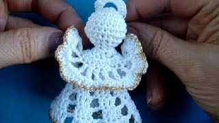 Christmas angel Рождественский ангел Crochet pattern - вязание крючком