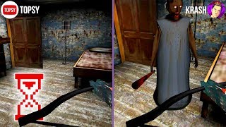 Впервые в новой версии бабки! Совместное прохождение Granny 1.5 с Пашей KRASH