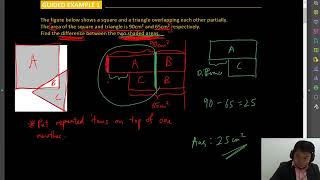 PSLE Maths   Spatial Visualisation II   Difference in Area FBLive2019#10