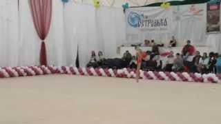 Багнюк Ника (мяч)  15.11.2014, Ровно "Золота осінь 2014" Кат. А 2006 г.р.