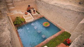 Life in jungle: Build Five Star Underground House with Pool