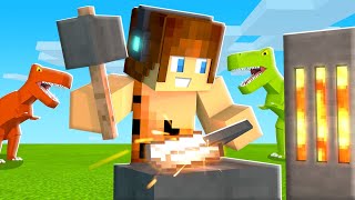 CRIAMOS FERRO DE NOVA FORMA !! - Minecraft Dinossauros #10