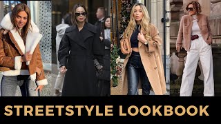 40+ street style outfit ideas lookbook | winter street style outfits 2020 | Red Fashion Chic
