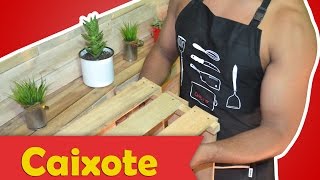 DIY: Decoração da Varanda com caixotes de feira Artesanato Craft Passo a Passo Faça VC Mesmo