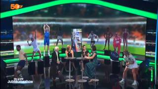 Das aktuelle Sportstudio bei der Jubiläumssendung 50 Jahre ZDF 2013