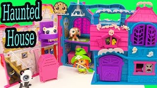 Pinypon GLOW IN THE DARK Halloween Haunted House Playset + Littlest Pet Shop - Cookieswirlc Video