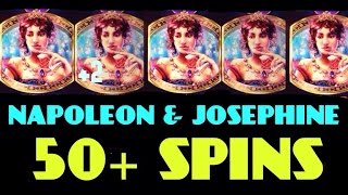 NAPOLEON & JOSEPHINE slot machine 50 SPINS bonus and MEGA BIG WIN