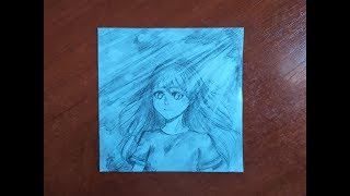 Рисую Аниме Тян | I Draw Anime Girl | 我画动漫女孩 | アニメの女の子を描く | एनीमे लड़की | رسم فتاة أنيمي