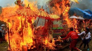 #ngaben #2018 #bali.  Bali ceremony ngaben.